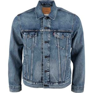 Levi's® THE TRUCKER JACKET CORE Pánská jeansová bunda, modrá, velikost obraz