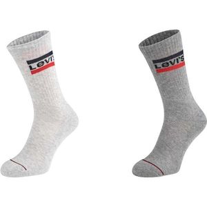 Levi's® REGULAR CUT SPRTWR LOGO 2P Ponožky, šedá, velikost obraz