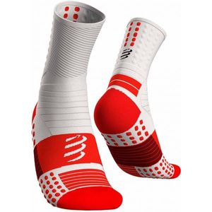 Compressport PRO MARATHON SOCKS Běžecké ponožky, bílá, velikost obraz