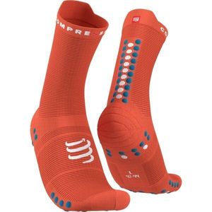 Compressport PRO RACING SOCK v4.0 RUN HIGH Běžecké ponožky, oranžová, velikost obraz