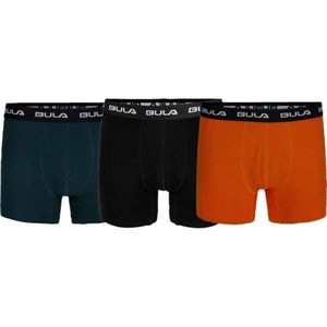 Bula BOXERS 3ks Pánské bavlněné boxerky, černá, velikost obraz