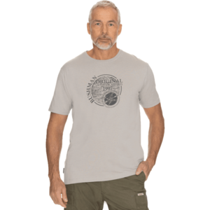BUSHMAN DAISEN Pánské tričko, šedá, velikost obraz