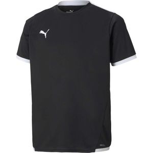 Puma TEAM LIGA JERSEY TEE Juniorské fotbalové triko, černá, velikost obraz