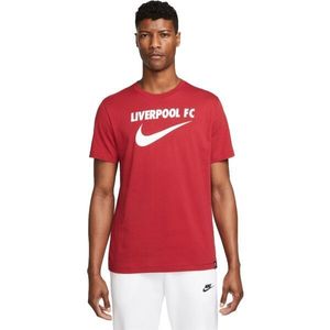 Nike LFC M NK SWOOSH TEE Pánské tričko, červená, velikost S obraz