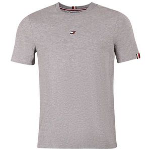 Tommy Hilfiger ESSENTIALS SMALL LOGO S/S TEE Pánské tričko, šedá, velikost obraz