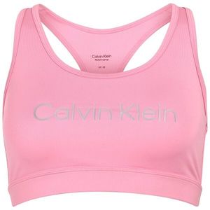 Calvin Klein MEDIUM SUPPORT SPORTS BRA Dámská podprsenka, růžová, velikost obraz