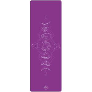 YOGGYS LARGE TOWEL YOGA MOON PHASE Ručník na jógu, fialová, velikost obraz
