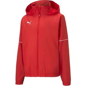Puma TEAM GOAL RAIN JACKET Dětská sportovní bunda, červená, velikost obraz
