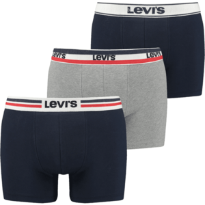 Levi's® GIFTBOX ICONIC COTTON WB BOXER BRIEF 3P Pánské boxerky, tmavě modrá, velikost obraz