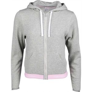 Calvin Klein TOP HOODIE FULL ZIP Dámská mikina, šedá, velikost obraz