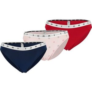 Tommy Hilfiger 3P BIKINI PRINT Dámské kalhotky, tmavě modrá, velikost obraz