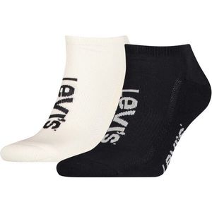 Levi's® LOW CUT SPORT LOGO 2P Unisexové ponožky, černá, velikost obraz