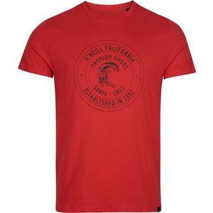 O'Neill EXPLORE Pánské tričko s krátkým rukávem, červená, velikost obraz