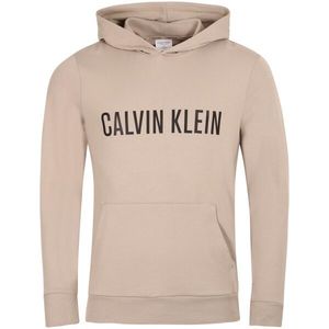 Calvin Klein INTENSE POWER LOUNGE-L/S HOODIE Pánská mikina, béžová, velikost obraz