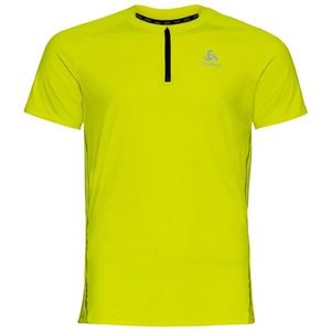 Odlo AXALP TRAIL T-SHIRT CREW NECK S/S 1/2 ZIP Pánské tričko, žlutá, velikost obraz