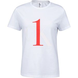 Calvin Klein bílé dámské tričko S/S Crew Neck obraz
