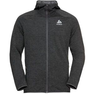 Odlo RUN EASY 365 MIDLAYER HOODY Pánská běžecká mikina, černá, velikost obraz