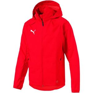 Puma LIGA TRAINING RAIN JACKET Pánská sportovní bunda, oranžová, velikost obraz