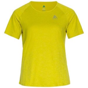 Odlo W RUN EASY 365 T-SHIRT CREW NECK SS Dámské běžecké tričko, žlutá, velikost obraz