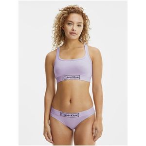 Světle fialová podprsenka Calvin Klein Underwear obraz