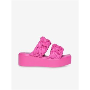 Tmavě růžové dámské pantofle na platformě Steve Madden Bazaar obraz
