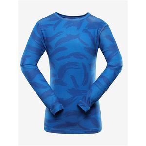 Modré dětské rychleschnoucí tričko ALPINE PRO AMADO obraz