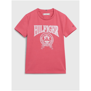 Růžové holčičí tričko Tommy Hilfiger obraz