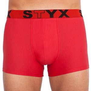Styx MEN'S BOXERS SPORTS RUBBER Pánské boxerky, červená, velikost S obraz