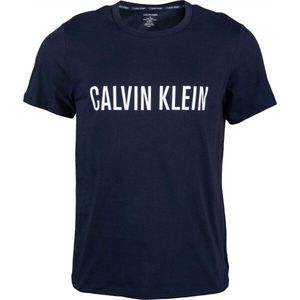 Calvin Klein S/S CREW NECK Pánské tričko, tmavě modrá, velikost obraz