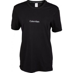 Calvin Klein černé tričko S/S Crew Neck s logem obraz