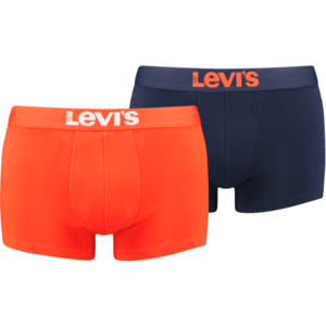 Levi's® MEN SOLID BASIC TRUNK 2P Pánské boxerky, oranžová, velikost obraz