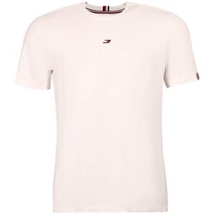 Tommy Hilfiger pánské bílé tričko Logo obraz