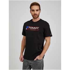 Černé pánské tričko Tommy Jeans obraz