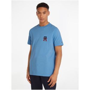 Modré pánské tričko Tommy Hilfiger obraz