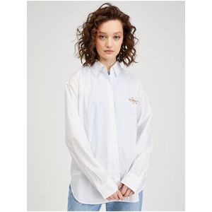 Bílá dámská košile Calvin Klein Jeans obraz