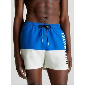 Bílo-modré pánské plavky Calvin Klein Underwear obraz