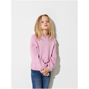Růžový holčičí svetr ONLY obraz