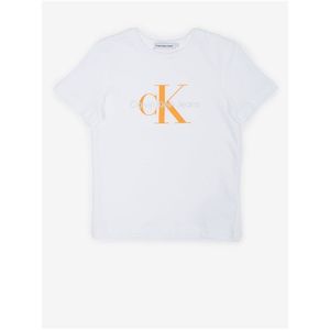 Bílé dětské tričko Calvin Klein Jeans obraz