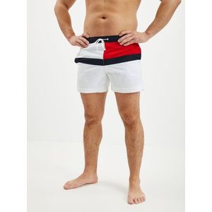 Bílé pánské vzorované plavky Tommy Hilfiger Underwear obraz