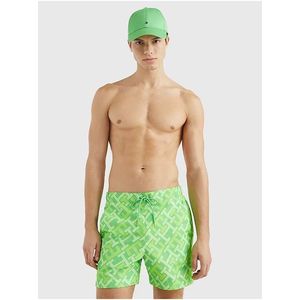 Světle zelené pánské vzorované plavky Tommy Hilfiger Underwear obraz