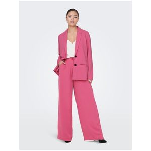 Růžové dámské široké kalhoty JDY Vincent obraz