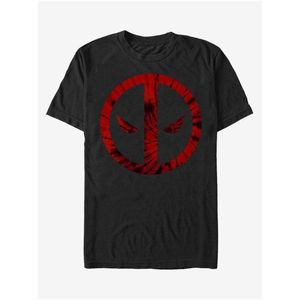 Černé unisex tričko ZOOT.Fan Marvel Deadpool Tie-Dye obraz