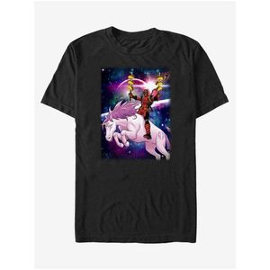 Černé unisex tričko ZOOT.Fan Marvel Taco Unicorn obraz