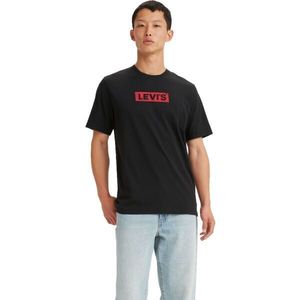 Levi's® SS RELAXED FIT TEE BOXTAB Pánské tričko, černá, velikost obraz