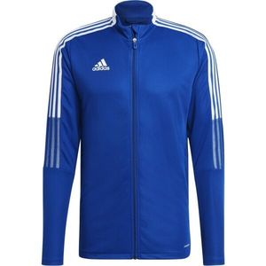 adidas TIRO 21 TRACK JACKET Pánská fotbalová mikina, modrá, velikost obraz