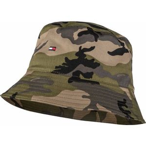 Tommy Hilfiger FLAG BUCKET HAT Pánská klobouk, khaki, velikost obraz