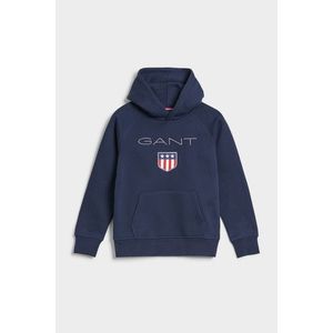 MIKINA GANT SHIELD HOODIE EVENING BLUE obraz