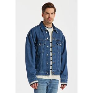 BUNDA GANT DENIM JACKET modrá M obraz