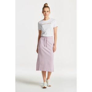 TEPLÁKOVÁ SUKNĚ GANT ICON G ESSENTIAL JERSEY SKIRT fialová XXL obraz