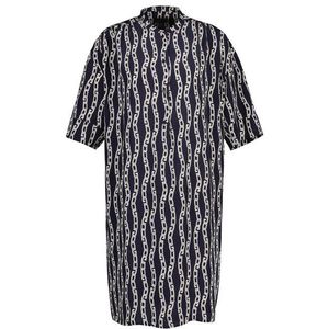 ŠATY GANT REL CHAIN PRINT TUNIC DRESS EVENING BLUE obraz